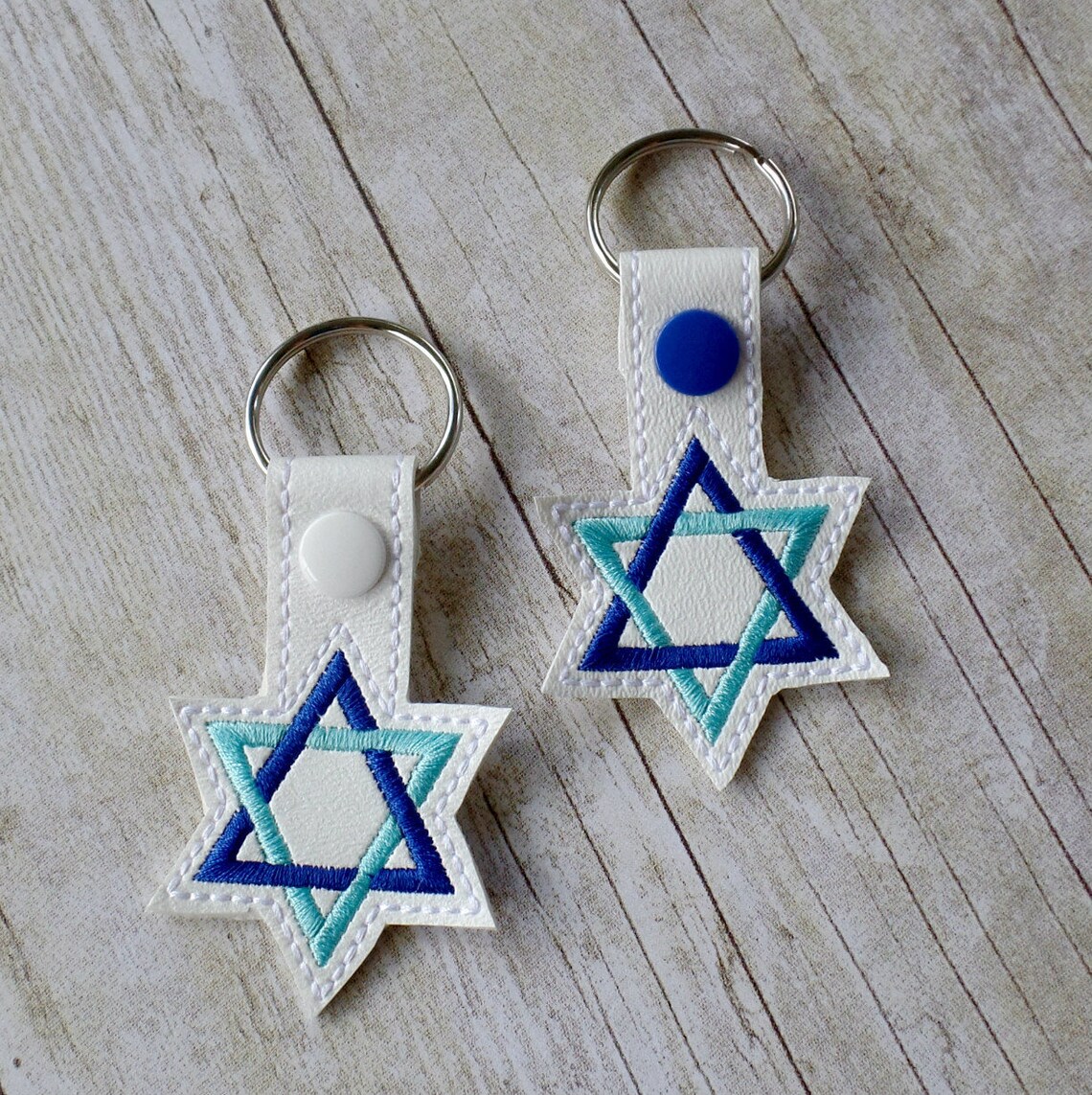 Star of David Key Chain Jewish Star Key Chain Jewish Pride | Etsy