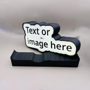 Custom USB Lightbox: Text or Image Outline Sign