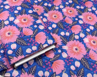1 Yard Paintbrush Studio Vibrant Blooms Dahlia Party 22229 Cotton Fabric