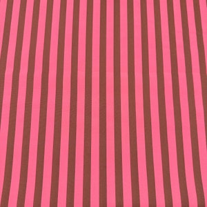 1 Yard Tula Pink Neon True Colors Tent Stripe Nova Cotton Fabric, Free Spirit Fabrics