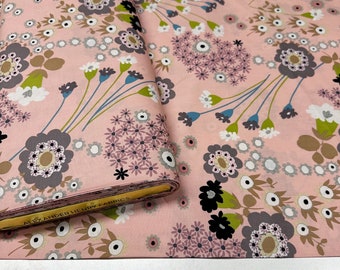 1 Yard A Ghastlie Gerber Blush 9064B Cotton Fabric by Alexander Henry