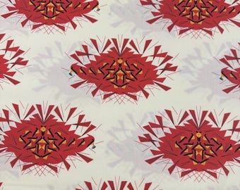 1 Yard The Last Sunflower Seed Poplin, Charley Harper Organic Cotton Poplin Fabric, Birch Fabrics, CH-341