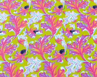 IN STOCK 1 Yard Eek - Electroberry Tabby Road Deja Vu Cotton Fabric, Tula Pink for Free Spirit PWTP093.ELECTROBERRY