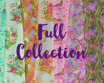 Tula Pink Everglow Full Collection Cotton Fabric 8 Yard Bundle Free Spirit