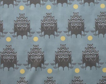 1 Yard Raccpack Cotton Poplin Fabric by Charley Harper for Birch Fabrics CH-110