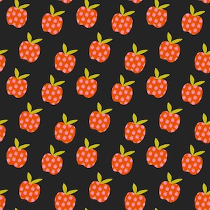 1 Yard Mystic Fable Big Apple in Soft Black - Alexia Abegg for Ruby Star Society RS4149 17