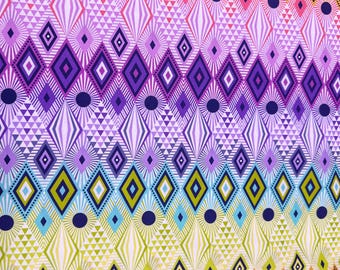 1 Yard Disco Lucy - Prism (Minky) || Tabby Road Déjà Vu Minky Fabric, Tula Pink for Free Spirit MKTP003.PRISM
