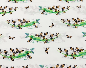 1 Yard Basilisk CH-190 Charley Harper Organic Cotton Poplin By Birch Fabrics