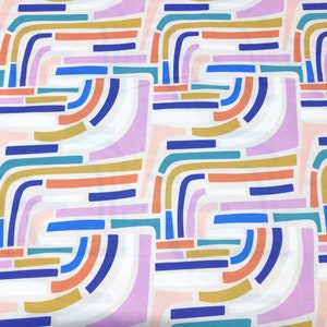 1 Yard Paintbrush Studio Artist Garden Broken Lines 120-22329 Cotton Fabric