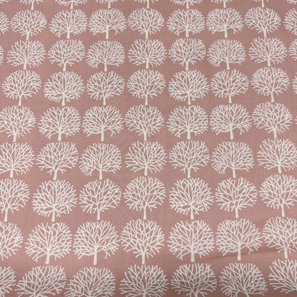 1 Yard Alexander Henry Ghastly Forest Ghastlie Cotton Fabric in Misty Rose