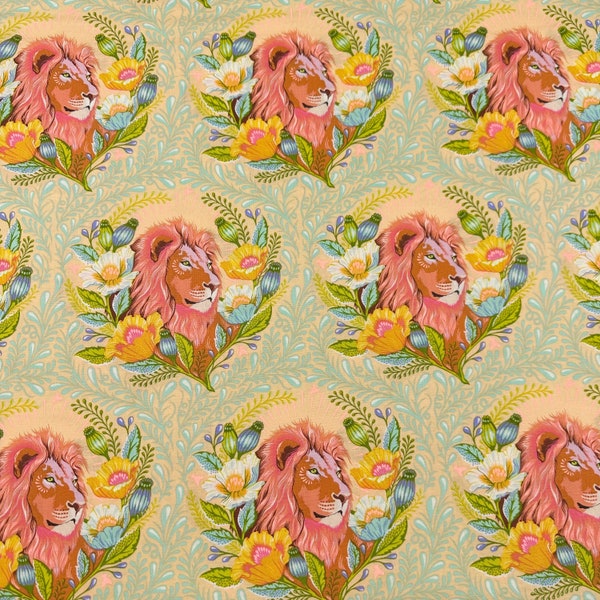 Lion Everglow Fabric Etsy