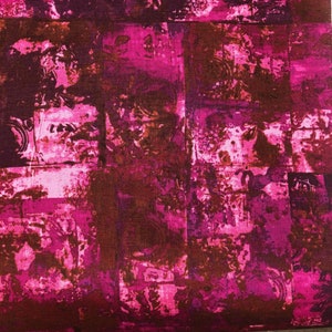 1 Yard Robert Kaufman Warehouse District Essex Berry Wishwell Cotton Linen Fabric, Leslie Tucker Jenison