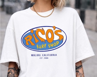 Comfort Colors Hannah Montana Shirt, Rico's Surf Shop Logo Tee, Disneyland Family Vacation Shirt, Magic Kingdom, Disneyworld Channel Shirt