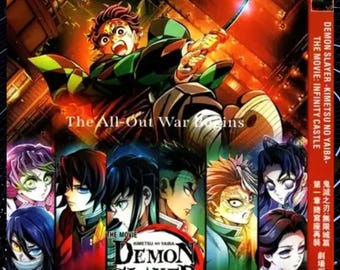 Demon Slayer: Infinity Schloss Film Blu-ray | Anime Spielfilm | Region Freie Physische Medien | Brandneues versiegeltes Box-Set