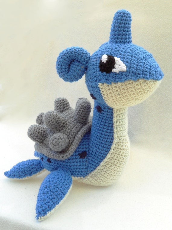 Items similar to Lapras Crochet Pokemon on Etsy