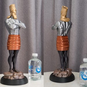 Daniel Statue – Nebuchadnezzar Dream Sculpture – Biblical Statue Daniel 2 – Hand Painted (PLA VERSION)  3D Print – Christian Home Decor