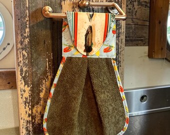 Toalla diminuta para pesca: Toalla de mano para puerta de horno doble, 28 cm de largo, espacios pequeños, cabina de barco, camarote del capitán, juego de 3