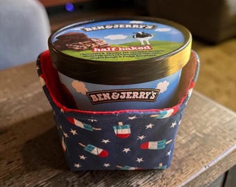 Bomb pop, Pint Ice, Pint Cozy, Ninja Creami