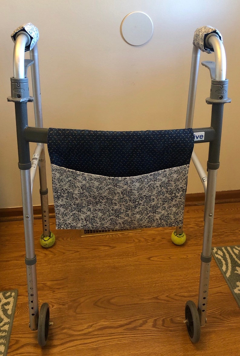 with padded hand grips recovery travel tote caddy Walker bag arthritis sufferers