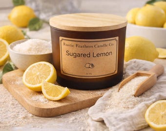 Sugared Lemon -16oz. Soy Candle