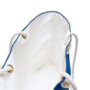 Silhouette Vogel an Brisuren Weekender Bag | Blauer Himmel Reise Tote Bild 5