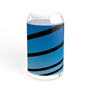 Silhouette Bird on Wires Sipper Glass | 16oz image 13