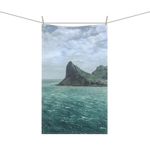 Coastal Chapman's Peak Seascape Tea Towel | Ocean Wave Beach Scene image 3