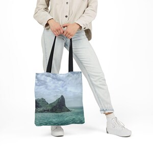 Chapman's Peak Coastal Landscape Tote Bag | South Africa Beach Scene Canvas Bag image 14