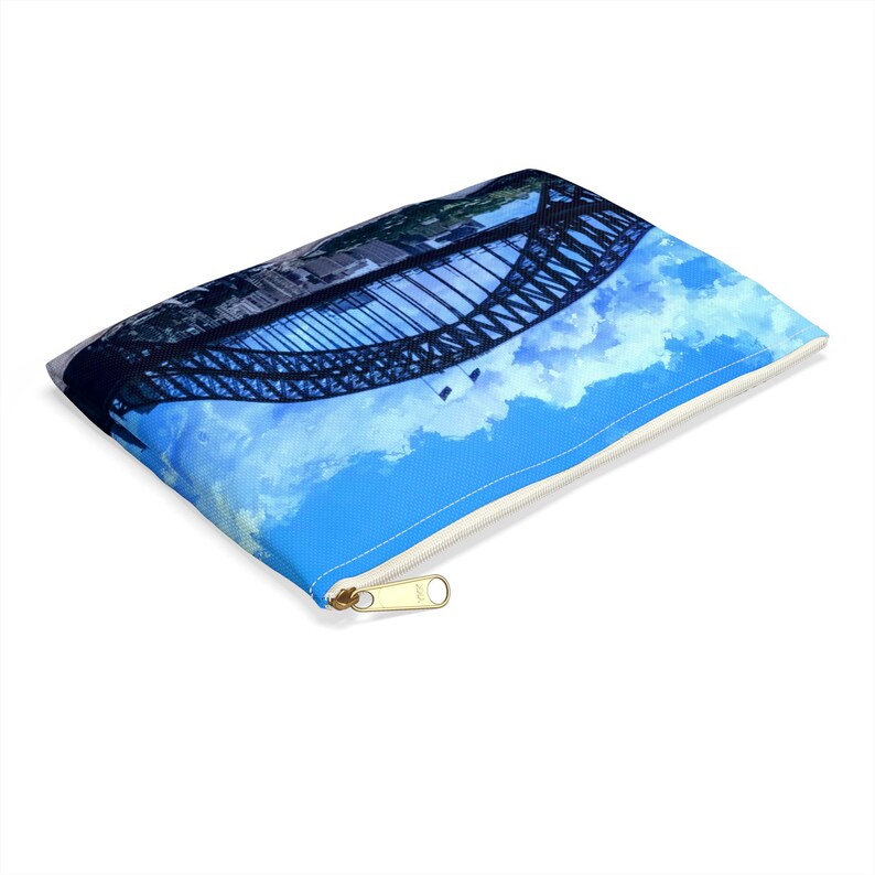 Estuche para accesorios del Puente del Puerto de Sídney / Estuche de viaje con cremallera con paisajes emblemáticos imagen 9