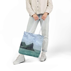 Chapman's Peak Coastal Landscape Tote Bag | South Africa Beach Scene Canvas Bag image 12