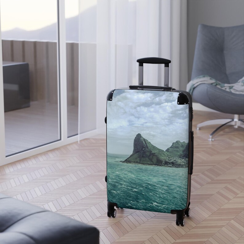 Chapman's Peak Seascape Suitcase | Seascape Luggage Cover, Travel Accessory image 2