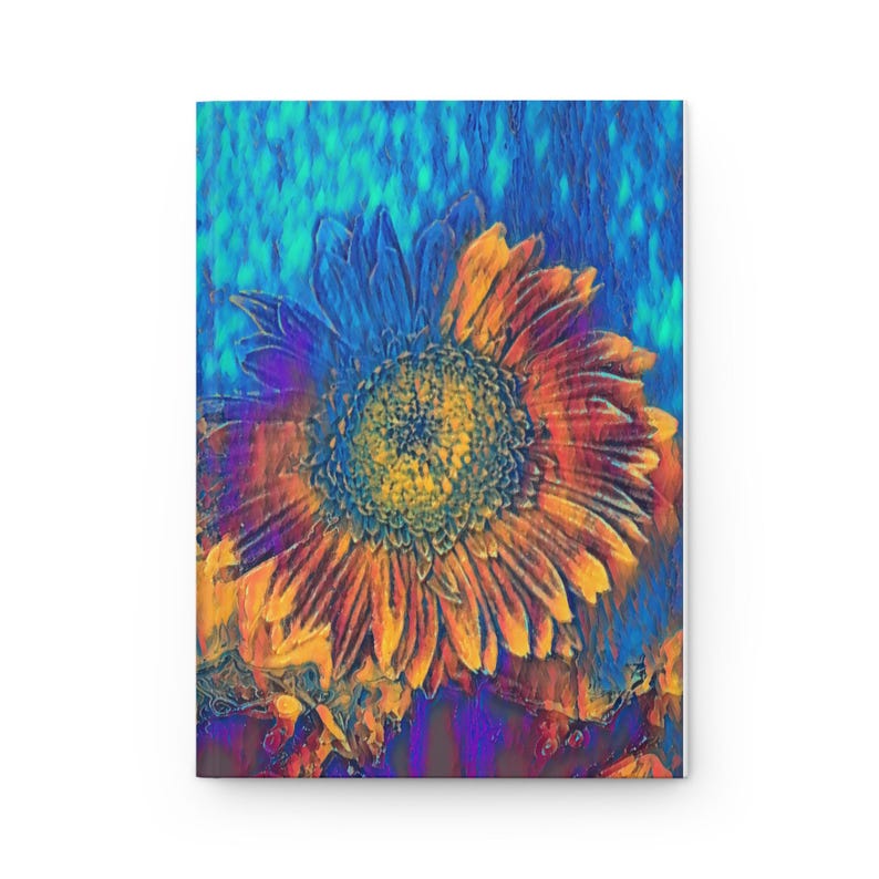 Colourful Sunflower Hardcover Journal image 5