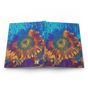 Colourful Sunflower Hardcover Journal image 2
