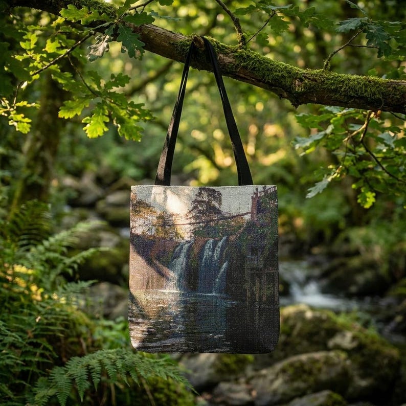 Paronella Park Waterfall Woven Tote