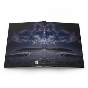 sunlit Bondi Ocean Waves Hardcover Journal image 2