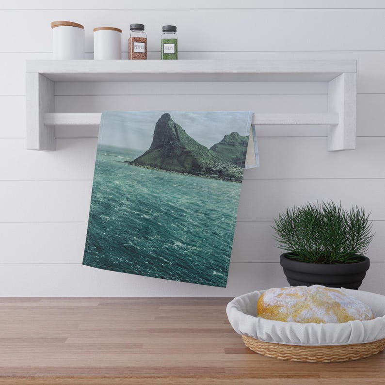 Coastal Chapman's Peak Seascape Tea Towel