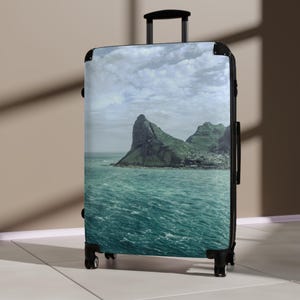 Chapman's Peak Seascape Suitcase | Seascape Luggage Cover, Travel Accessory image 4