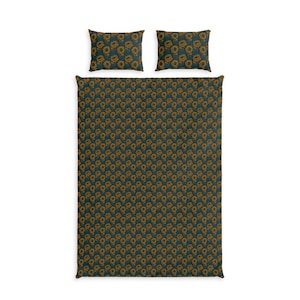 Sunflower Pattern Cotton Bed Set | Floral Duvet Cover Pillowcase image 3