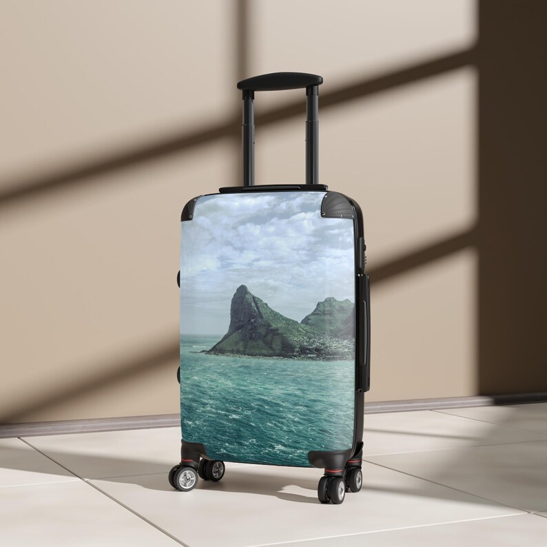 Chapman's Peak Seascape Suitcase | Seascape Luggage Cover, Travel Accessory image 6