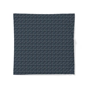 Navy Whale Pattern Cotton Duvet Cover | Nautical Marine Ocean Print image 7