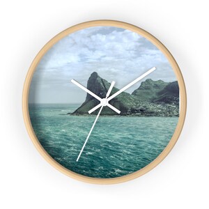 Chapman's Peak seascape Wall Clock | Seascape Coastal Decor, Turquoise Waters image 2