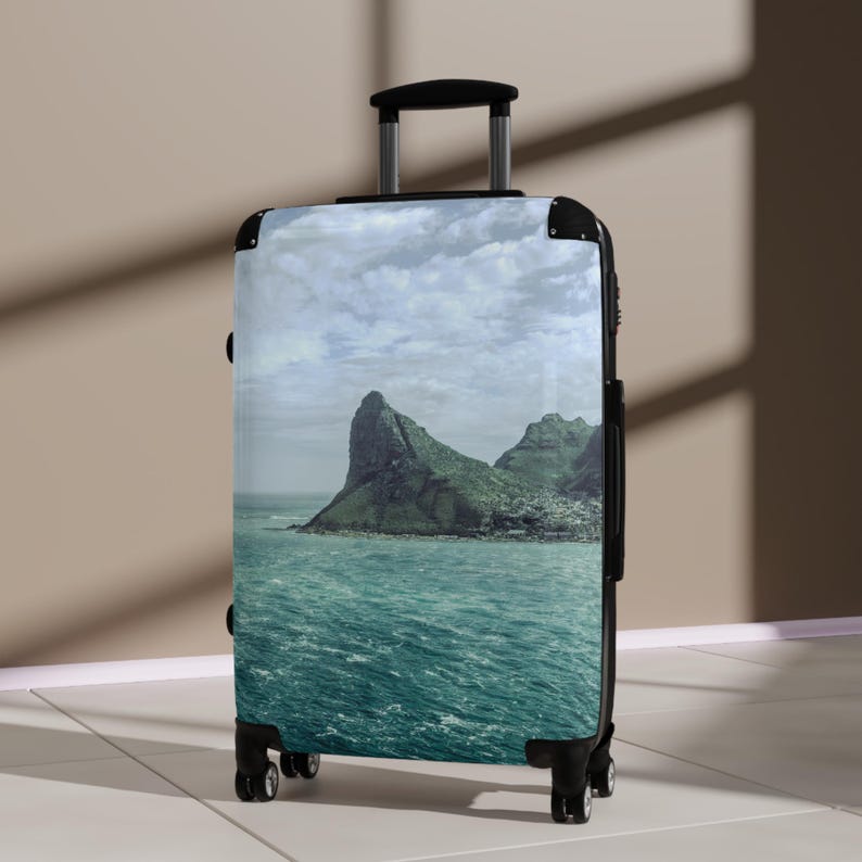 Chapman's Peak Seascape Suitcase | Seascape Luggage Cover, Travel Accessory image 5