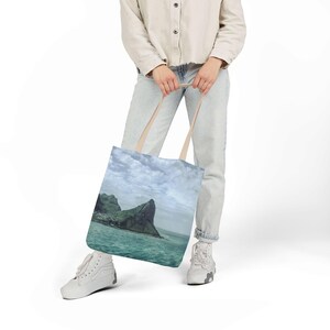 Chapman's Peak Coastal Landscape Tote Bag | South Africa Beach Scene Canvas Bag image 8