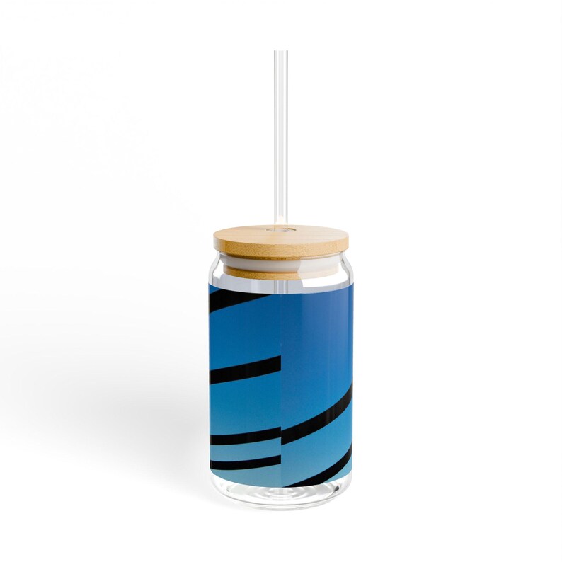 Silhouette Bird on Wires Sipper Glass | 16oz image 7