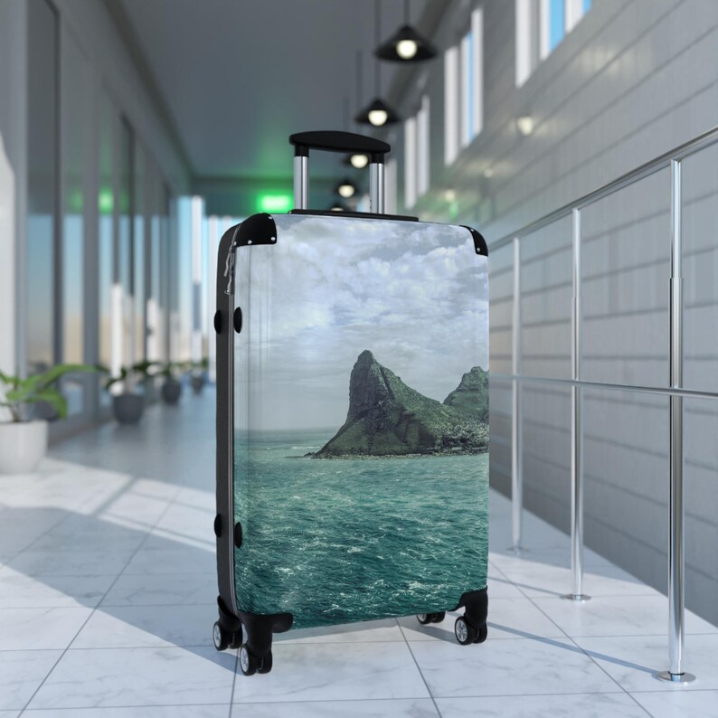 Chapman's Peak Seascape Suitcase | Seascape Luggage Cover, Travel Accessory image 7