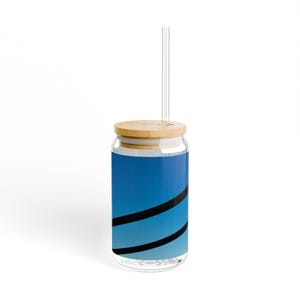 Silhouette Bird on Wires Sipper Glass | 16oz image 6
