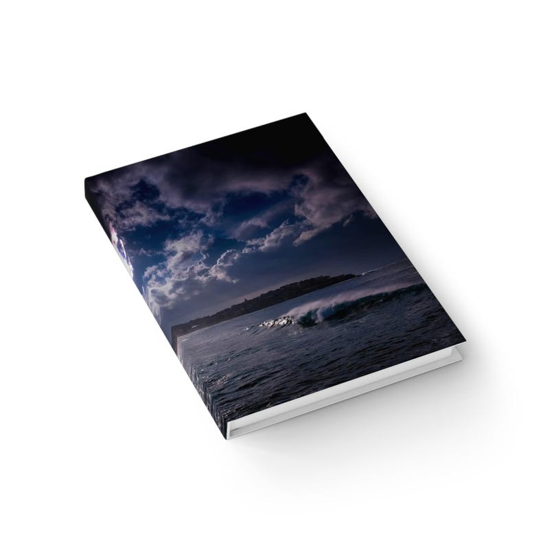 Sunlit Bondi Ocean Waves Journal | Coastal Early Morning Seascape Notebook image 3