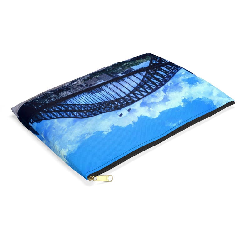 Estuche para accesorios del Puente del Puerto de Sídney / Estuche de viaje con cremallera con paisajes emblemáticos imagen 6