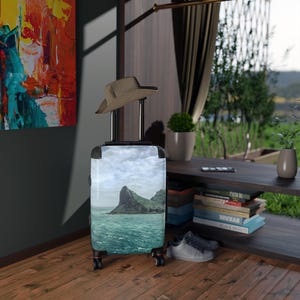 Chapman's Peak Seascape Suitcase | Seascape Luggage Cover, Travel Accessory image 3