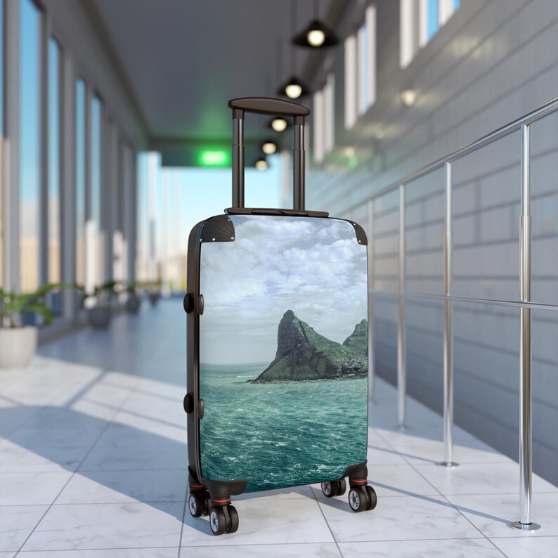 Chapman's Peak Seascape Suitcase | Seascape Luggage Cover, Travel Accessory image 9